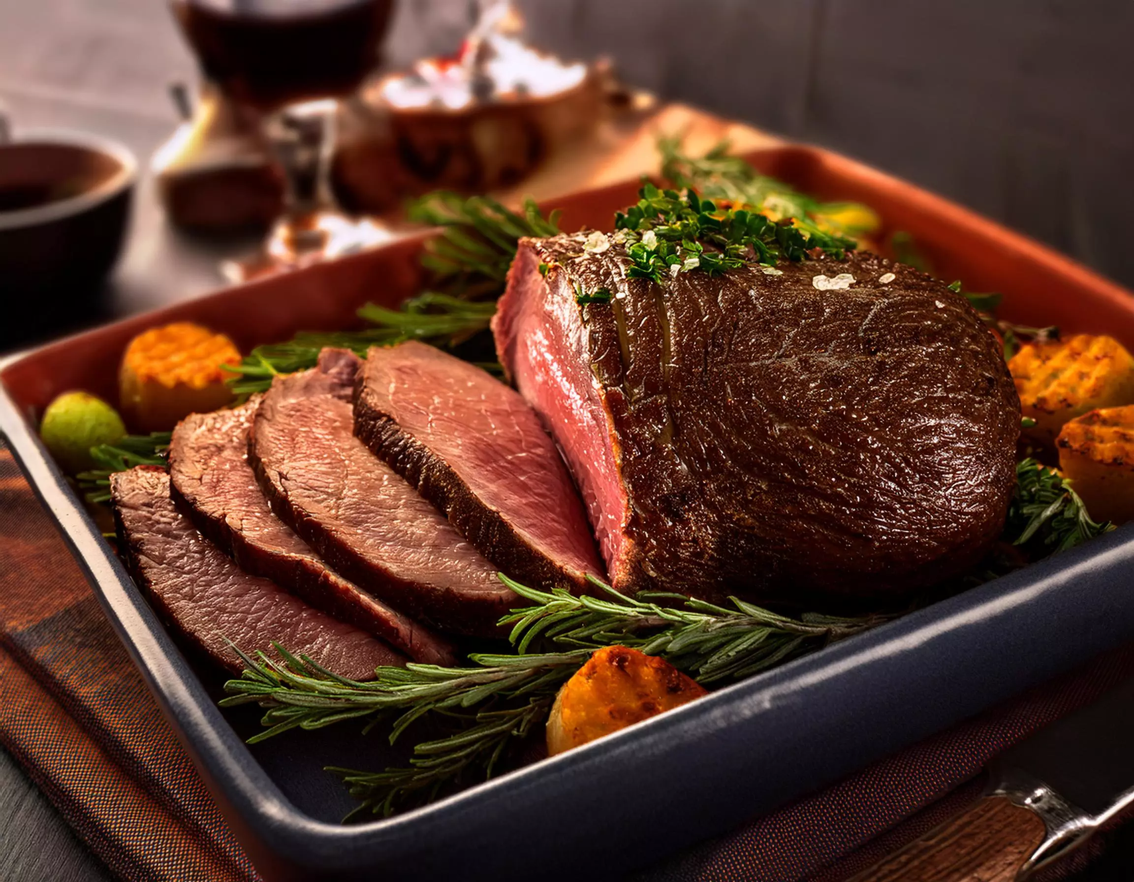 RÔTI DE BOEUF DANS UN PLAT - Recette